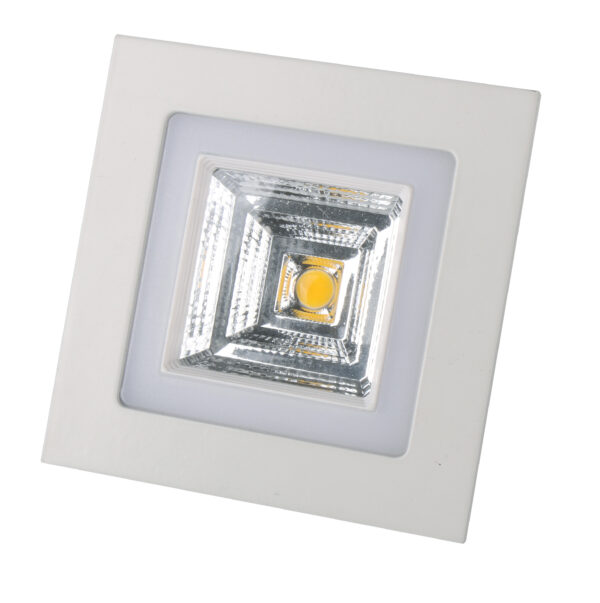 SPOTH LIGHT 6W LED 3000K RECESSED WHITE FINISHED
