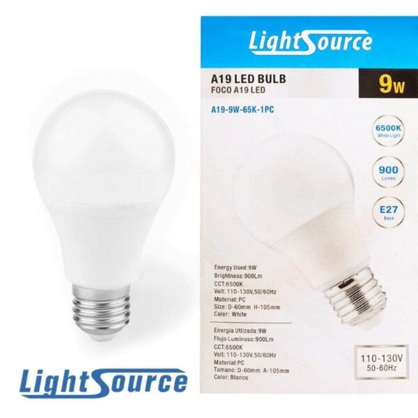 A19-9W-65K-1PC